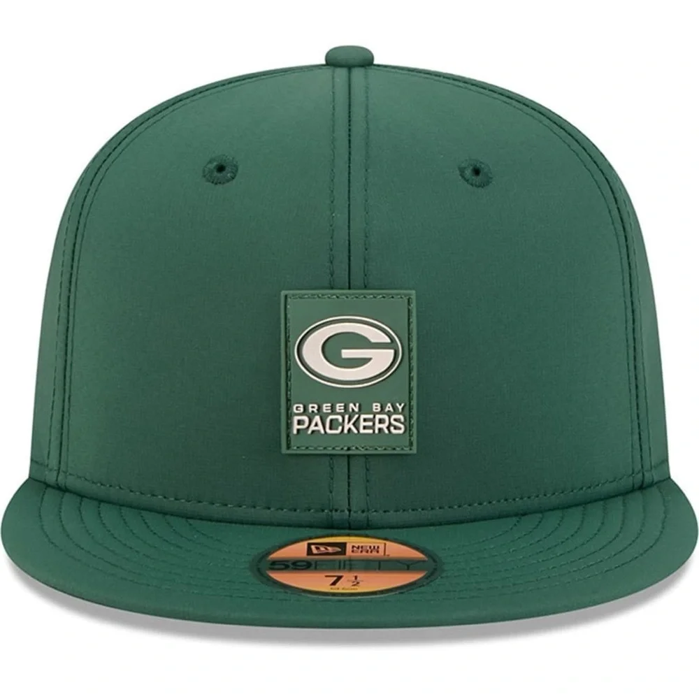Green Bay Packers New Era 2025 Sideline 59FIFTY Fitted Hat - Green